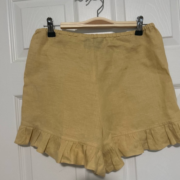 Sleeper brand Linen Lounge Suit pajama M NWT beige - Picture 9 of 9